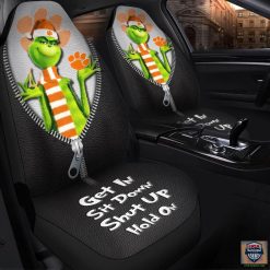 Alternative view of NCAA Clemson Tigers Grinch Car Seat Covers