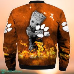 Alternative view of NCAA Clemson Tigers Groot Fire It’s In My DNA Bomber Jacket