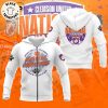 NCAA Clemson Tigers National Champions 2023 White Zip Up Hoodie
