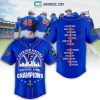 NCAA Florida Gators Champions 2023 Blue Baseball Jersey