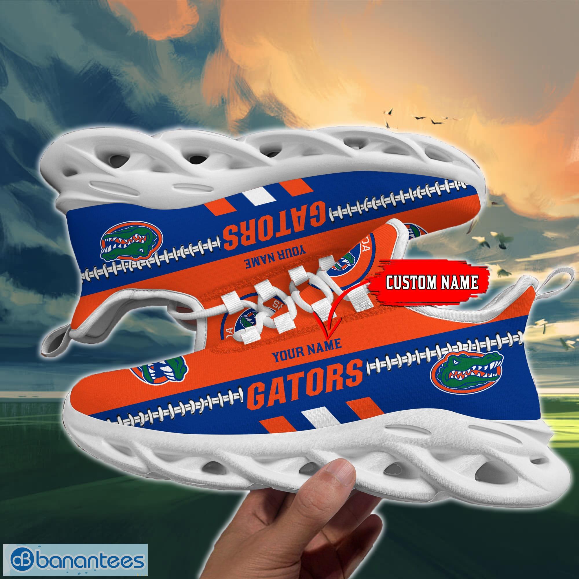 NCAA Florida Gators Custom Name New Design Max Soul Shoes