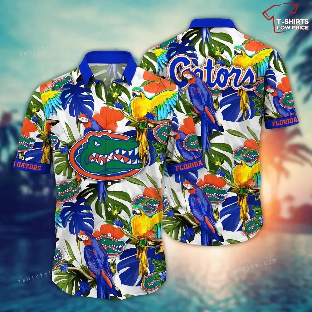 NCAA Florida Gators Flower Hawaiian Shirt