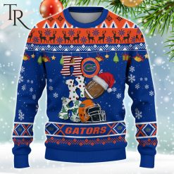 Alternative view of NCAA Florida Gators HO HO HO Ugly Christmas Sweater
