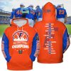 NCAA Florida Gators National Champions 2023 Orange Pullover Hoodie