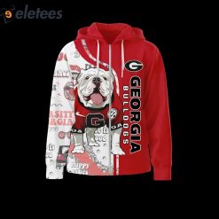 Alternative view of NCAA Georgia Bulldogs Between The Hedges Zip Up Hoodie