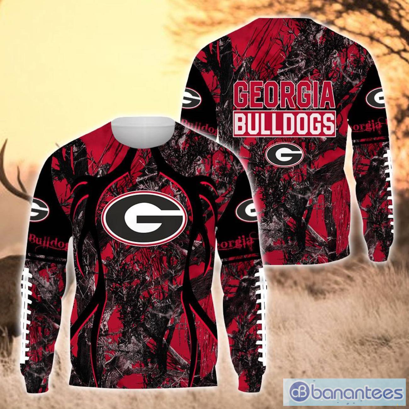 NCAA Georgia Bulldogs Camo Hunting Sweatshirt