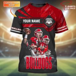 NCAA Georgia Bulldogs Custom Name Members T-Shirt