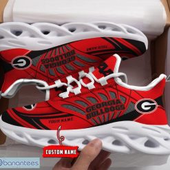 NCAA Georgia Bulldogs Custom Name New Style Max Soul Shoes