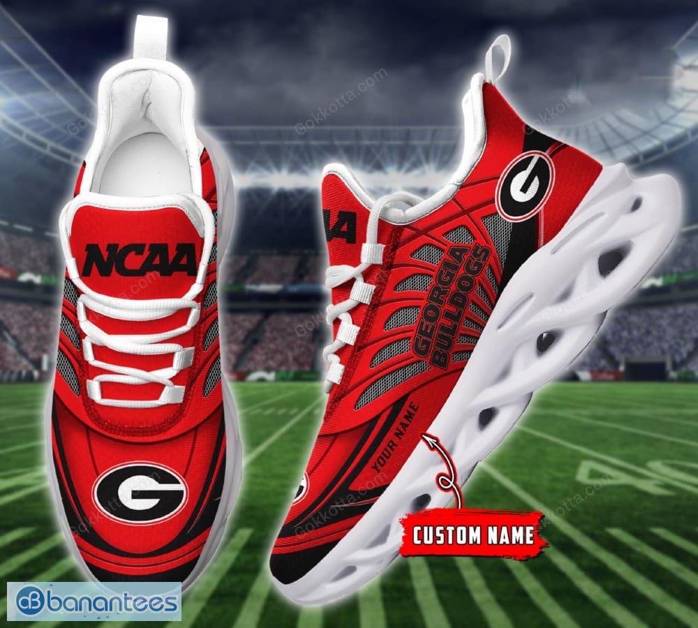 NCAA Georgia Bulldogs Custom Name New Style Max Soul Shoes - Image 3