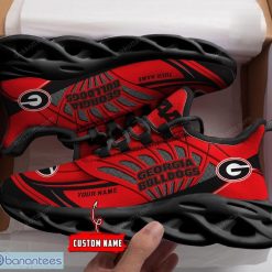 NCAA Georgia Bulldogs Custom Name New Style Max Soul Shoes - Image 4