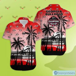 NCAA Georgia Bulldogs National Champions Coconut Hawaiian Shirt
