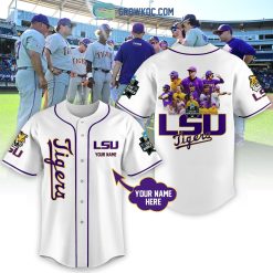 NCAA LSU Tigers 2023 World Series Champions Baseball Jersey