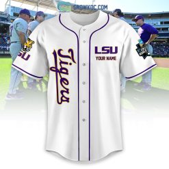 Alternative view of NCAA LSU Tigers 2023 World Series Champions Baseball Jersey