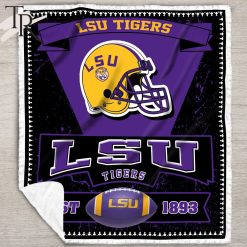Alternative view of NCAA LSU Tigers EST 1893 Fleece Blanket