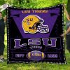 NCAA LSU Tigers EST 1893 Quilt Blanket
