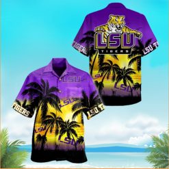 NCAA LSU Tigers Palm Tree Hawaiian Shirt