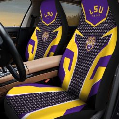 NCAA LSU Tigers Universal Car Seat Covers