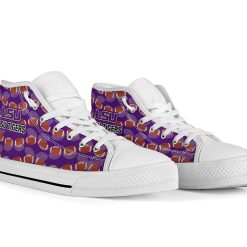 Alternative view of NCAA LSU Tigers Wave Of Ball High Top Shoes