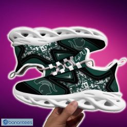 NCAA Michigan State Spartans Black And White Influence Max Soul Shoes