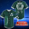NCAA Michigan State Spartans Custom Name Number Best Dad Ever Baseball Jersey