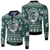 NCAA Michigan State Spartans Go Green Ugly Christmas Bomber Jacket