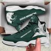 NCAA Michigan State Spartans Green Air Jordan 13 Shoes