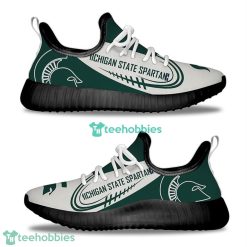 NCAA Michigan State Spartans White Green Reze Sneakers