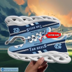 NCAA North Carolina Tar Heels Custom Name New Design Max Soul Shoes