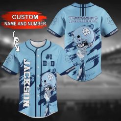 NCAA North Carolina Tar Heels Custom Name Number DAD Baseball Jersey