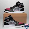 NCAA Ohio State Buckeyes Black Red Air Jordan 1 High Sneakers