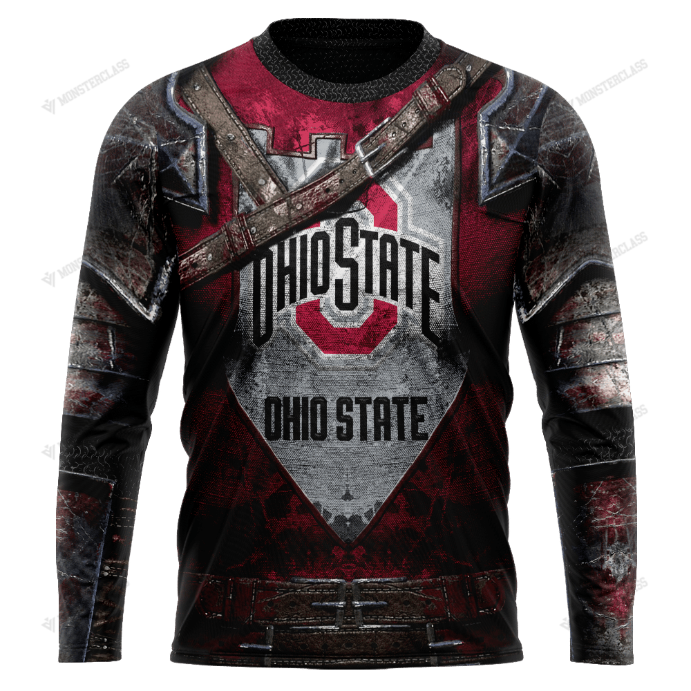 NCAA Ohio State Buckeyes Custom Name Number Warriors Sweatshirt