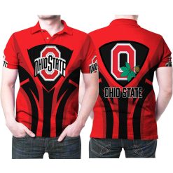 NCAA Ohio State Buckeyes Leaf Logo Polo Shirt