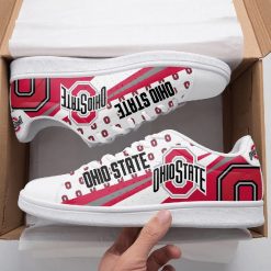 NCAA Ohio State Buckeyes Logo Stan Smith Shoes