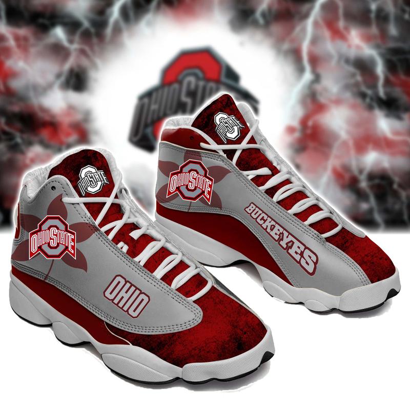 NCAA Ohio State Buckeyes New Style Air Jordan 13 Shoes