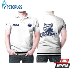 NCAA Penn State Nittany Lions Classic White With Mascot Polo Shirt