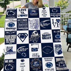 Alternative view of NCAA Penn State Nittany Lions Collected Fleece Blanket