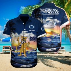 NCAA Penn State Nittany Lions Custom Name Exotic Hawaiian Shirt