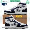 NCAA Penn State Nittany Lions Custom Name Number Blue White Air Jordan 1 High Sneakers