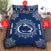 NCAA Penn State Nittany Lions Custom Name x2 Date Bedding Set