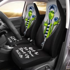 NCAA Penn State Nittany Lions Grinch Christmas Car Seat Covers