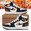 NCAA Texas Longhorns Custom Name 2023 Big 12 Football Champions Air Jordan 1 High Sneakers
