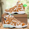 NCAA Texas Longhorns Custom Name Camo White Air Jordan 13 Shoes