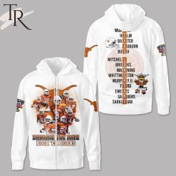 NCAA Texas Longhorns Embrace The Hate Hook ‘Em Horns Zip Up Hoodie