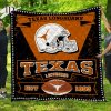 NCAA Texas Longhorns EST 1893 Quilt Blanket