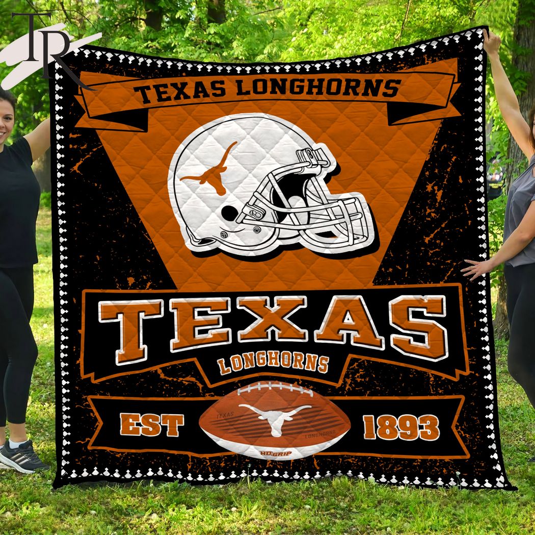 NCAA Texas Longhorns EST 1893 Quilt Blanket