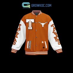Alternative view of NCAA Texas Longhorns Hook’ Em Horns Baseball Jacket