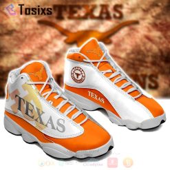 NCAA Texas Longhorns Orange White Air Jordan 13 Shoes