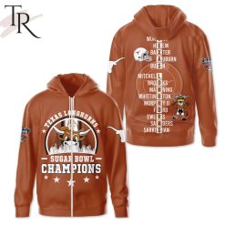 NCAA Texas Longhorns Sugar Bowl Champions Zip Up Hoodie