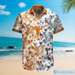 Alternative view of NCAA Texas Longhorns Tropical Style Hawaiian Shirt