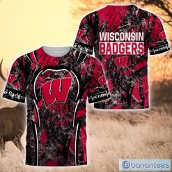 NCAA Wisconsin Badgers Camo Hunting T-Shirt